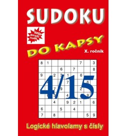 Sudoku do kapsy 4/2015 (červená)