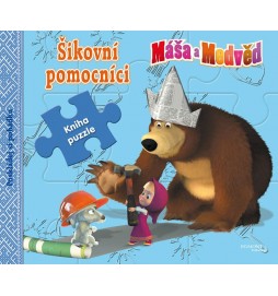 Máša a medvěd - Šikovní pomocníci (kniha s puzzle)