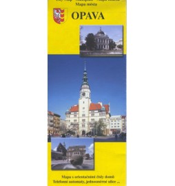 Opava mapa města